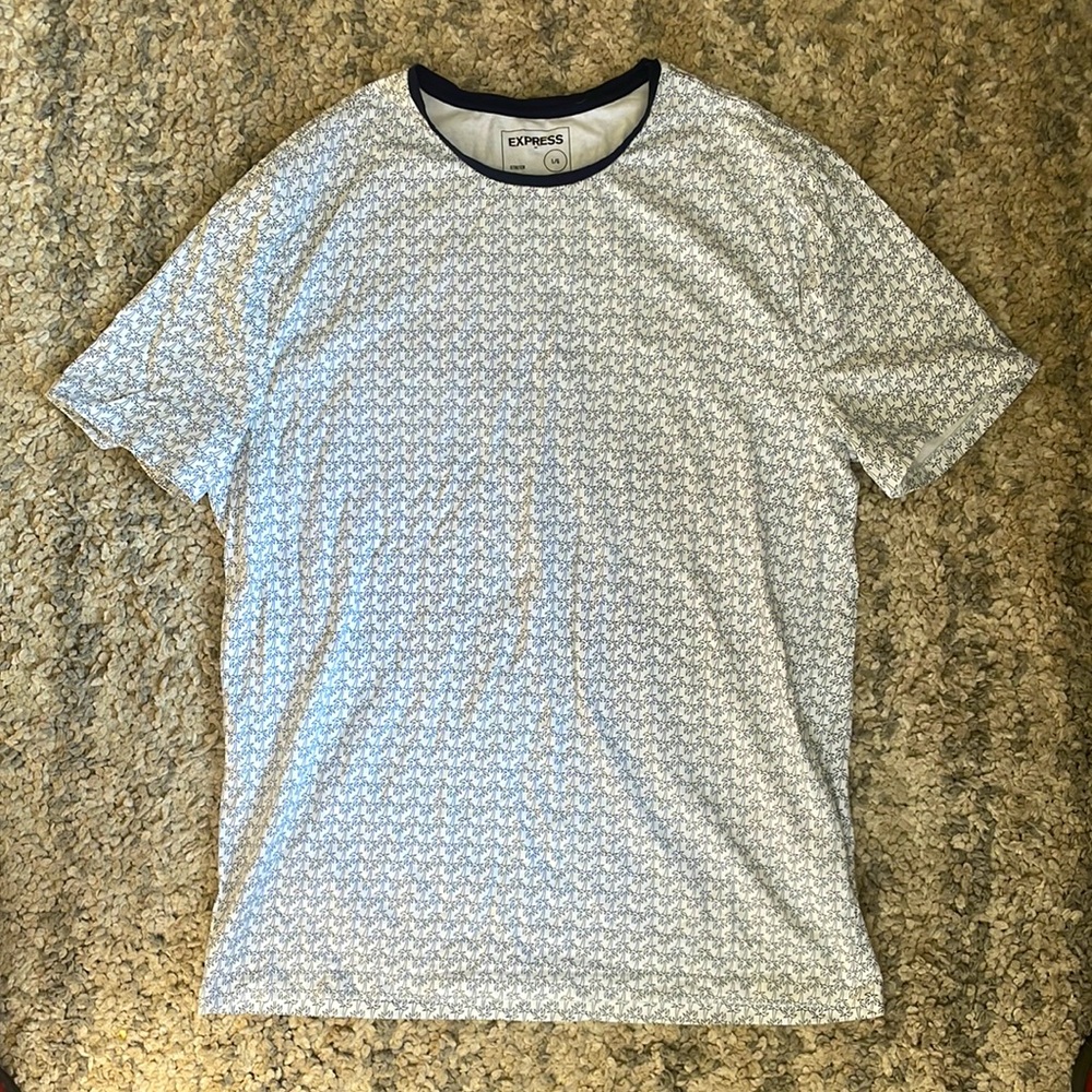 Express Palm Tree Print Light Weight T